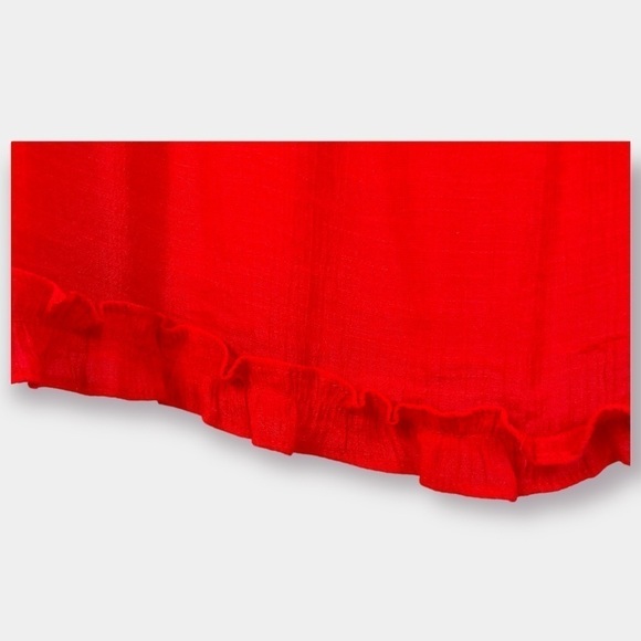 NEW Zac & Rachel Red Tunic Tassel Size Small - Picture 3 of 6